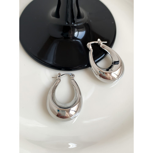 歐美小衆設計高級感耳環冷淡風銀色水滴耳飾2026新款爆款誇張耳墜