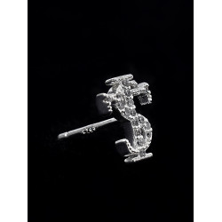 STK SmallTownKid 滿鑽耳釘 耳墜飾品裝飾品美式復古街頭潮流耳飾