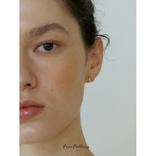 FF 法式s925銀小金色豆豆耳環小衆簡約通勤素圈耳環耳釦耳飾女 FF 法式s925銀小金色豆豆耳環小衆簡約通勤素圈耳環耳釦耳飾女