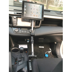 車用平板電腦支架主副駕車後座椅縫隙ipad多功能手機通用導航支架