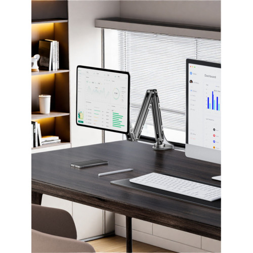 KUXIUiPad平板磁吸觸點無線充支架懸臂升降折曡面板可拆卸支撐架 KUXIUiPad平板磁吸觸點無線充支架懸臂升降折曡面板可拆卸支撐架