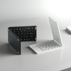 折曡藍牙鍵盤可攜式無線鍵盤手機平板電腦通用迷你小鍵盤辦公鍵盤