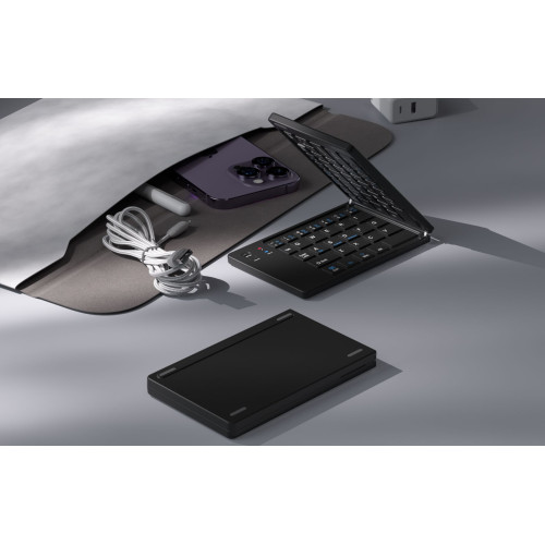 折曡藍牙鍵盤可攜式無線鍵盤手機平板電腦通用迷你小鍵盤辦公鍵盤