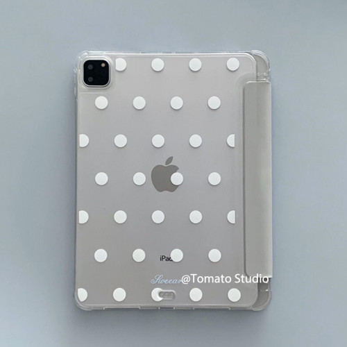 韓國ins古早風白波點元素iPad蘋果10代M310.9寸保護套A16平板pro11寸2025全包邊air7/6/5帶筆槽軟殼防摔
