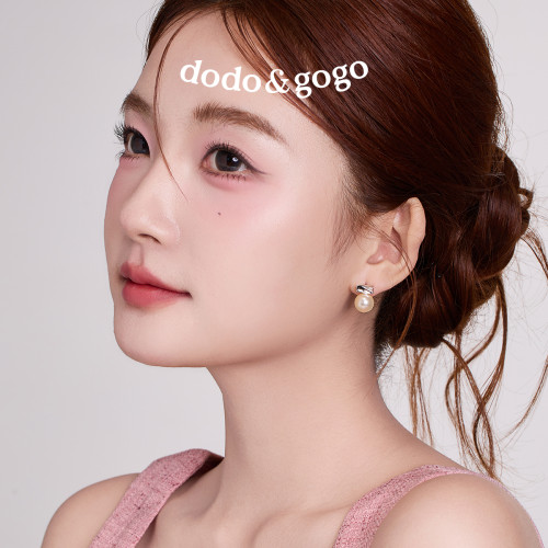 DODOGOGO流光珍珠耳釘女士巨好看耳環2026新款爆款高級感輕奢耳飾