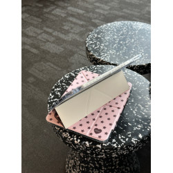 ins韓風撞色星星適用ipad10平板套磁吸蘋果Air13寸搭釦3+y折保護殼air456防彎摔mini7透明9代亞克力10.2寸女