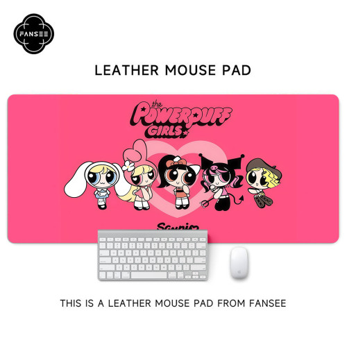 飛天小女警滑鼠墊超大號動畫卡通二次元宿捨電腦桌工位辦公桌防滑