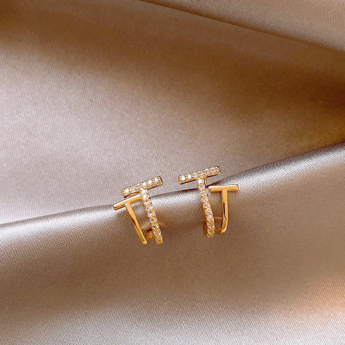 古裡雅巨好看耳環女2026新款爆款輕奢高級感氣質大氣耳釘金色耳飾