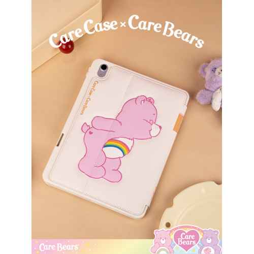 CARECASE x CareBears聯名 親吻熊羽絨服iPad殼 可愛 原創設計 適用於蘋果iPad Pro10.2英寸11寸12.9寸平板