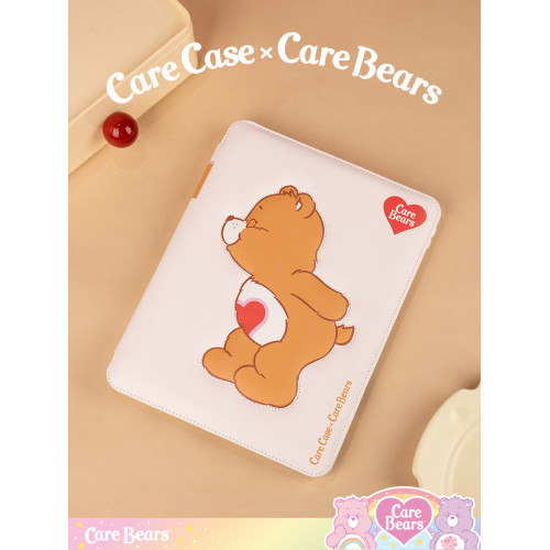 CARECASE x CareBears聯名 親吻熊羽絨服iPad殼 可愛 原創設計 適用於蘋果iPad Pro10.2英寸11寸12.9寸平板