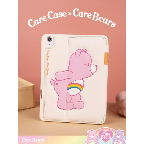 CARECASE x CareBears聯名 親吻熊羽絨服iPad殼 可愛 原創設計 適用於蘋果iPad Pro10.2英寸11寸12.9寸平板