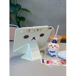 汪三嵗「kuma腦袋」磁吸雙面夾H折平板殼拆分筆套2025A16ipad11寸保護殼air7mini7