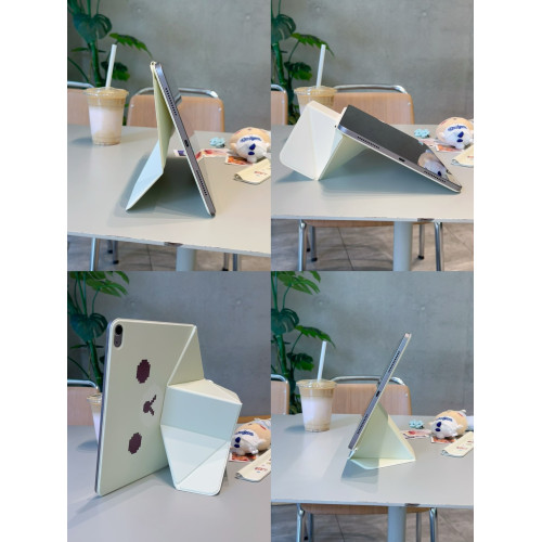 汪三嵗「kuma腦袋」磁吸雙面夾H折平板殼拆分筆套2025A16ipad11寸保護殼air7mini7