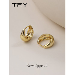 金色耳釦水滴耳環2026新款爆款高級感秋冬耳飾耳圈輕奢氣質大氣