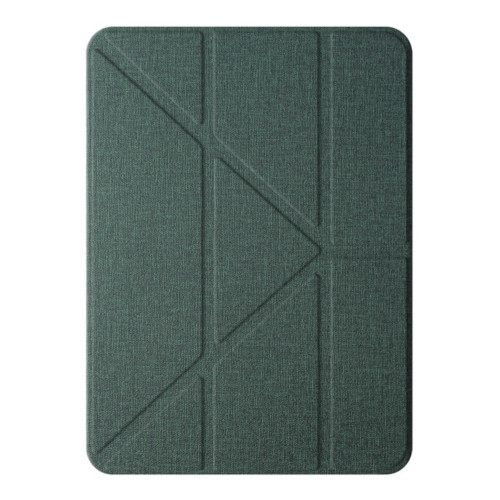 蘋果iPad Pro適用折曡皮套10.2多折13保護套11英寸12.9布紋9.7筆槽10.9寸air5/4第12代ipad678910軟膠橫竪放