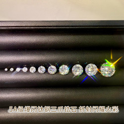 鈦鋼耳蝸釘超閃耳釘女螺絲擰釦小衆鑽石耳骨釘耳飾2024年新款爆款