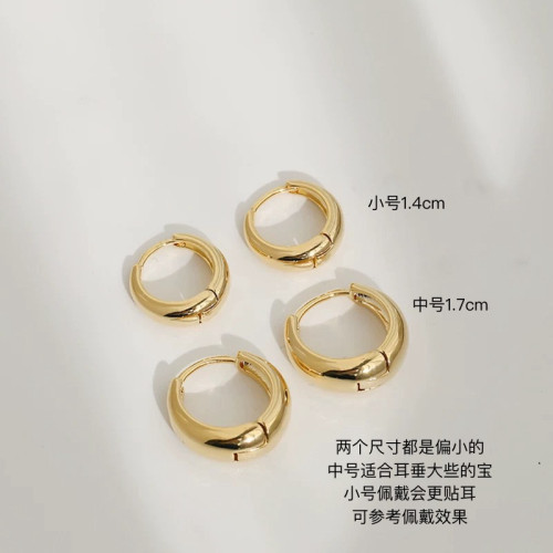 高級感簡約小巧金色圈圈耳釦冷淡風ins金屬小水滴耳環時髦耳飾女
