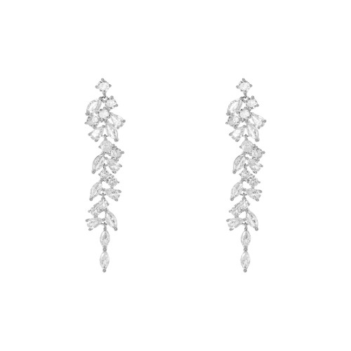 誇張流蘇蚊香盤耳夾女新款輕奢小衆耳環新娘結婚耳墜高級氣質耳飾