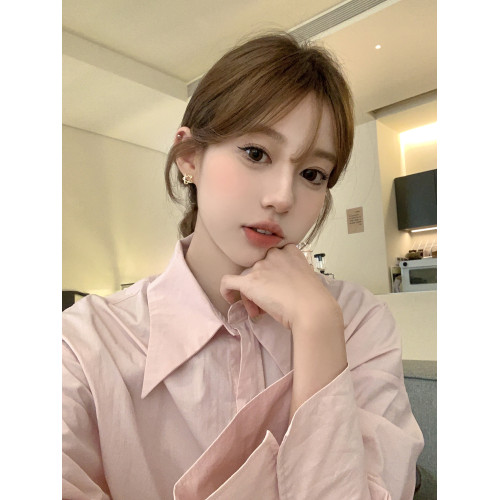 【蜜桃茶】微甜oni~精緻鏤空星星耳釘小衆設計感高級氣質耳環耳飾