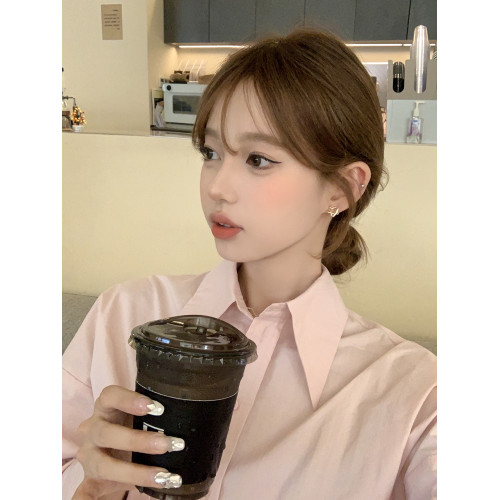 【蜜桃茶】微甜oni~精緻鏤空星星耳釘小衆設計感高級氣質耳環耳飾