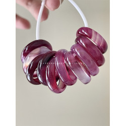 全瑪瑙戒指合集！小衆獨特異形復古冷淡風暈染男生指環小直徑跑環