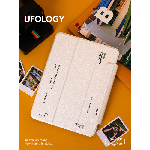 Ufology原創適用ipadair5保護套11代保護殼air4平板2022磁吸air6套ipadpro11英寸10代2024筆槽mini6簡約air7