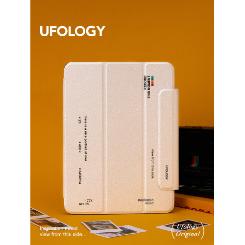 Ufology原創適用ipadair5保護套11代保護殼air4平板2022磁吸air6套ipadpro11英寸10代2024筆槽mini6簡約air7