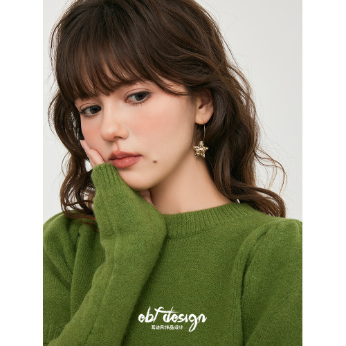 EBFWIND小衆獨特設計顯臉瘦誇張肌理感五角星14K包金珍珠耳鉤耳環 EBFWIND小衆獨特設計顯臉瘦誇張肌理感五角星14K包金珍珠耳鉤耳環