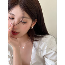 S925銀針蝴蝶結耳環2026新款爆款高級感耳圈女氣質大氣耳釘耳飾夏