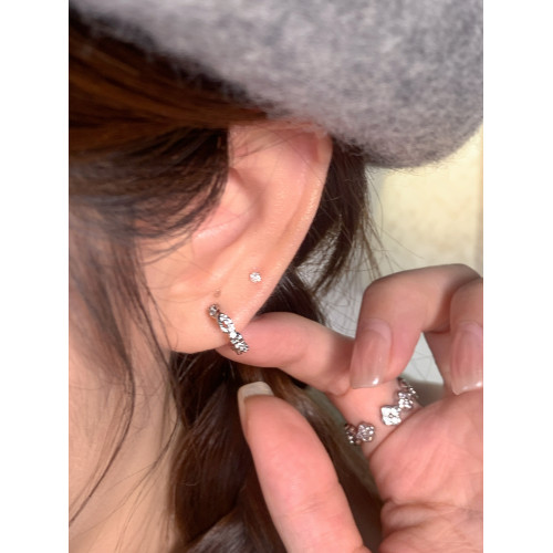 嘟嘟夫婦獨特耳環小衆設計感適合夏天耳釘睡覺免摘好看耳圈耳釦女