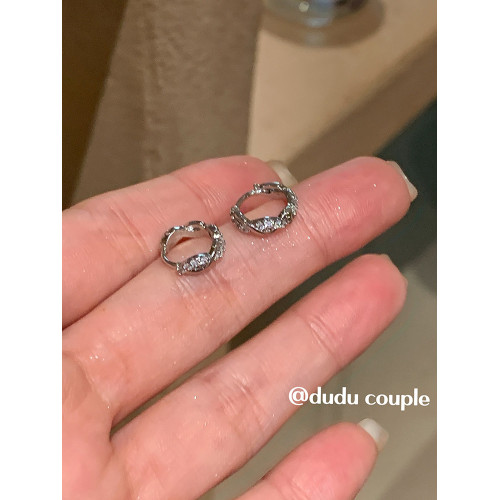 嘟嘟夫婦獨特耳環小衆設計感適合夏天耳釘睡覺免摘好看耳圈耳釦女