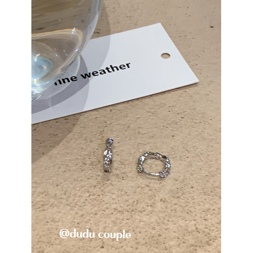 嘟嘟夫婦獨特耳環小衆設計感適合夏天耳釘睡覺免摘好看耳圈耳釦女