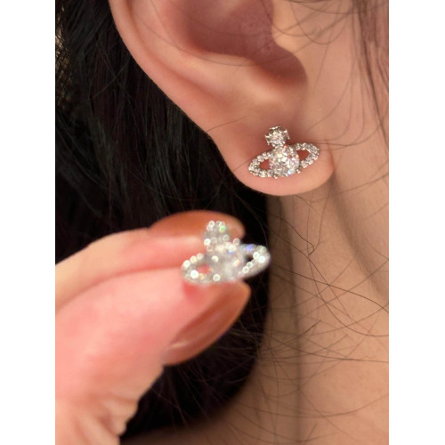 西太後土星珍珠耳釘三件套裝女S925銀洋氣小衆設計高級感耳環耳飾