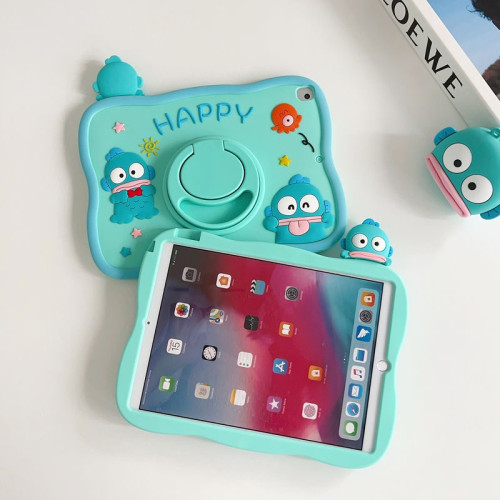 可愛卡通360旋轉iPad Air4保護套mini6平板殼pro11矽膠套2022新款iPad10十代10.2寸9防摔7適用蘋果air2軟殼5