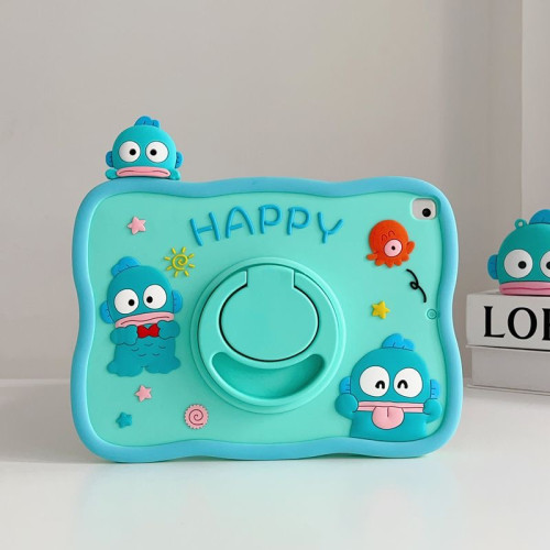 可愛卡通360旋轉iPad Air4保護套mini6平板殼pro11矽膠套2022新款iPad10十代10.2寸9防摔7適用蘋果air2軟殼5