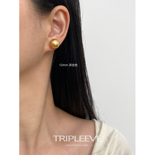 金珠大賞!珍珠耳釘耳飾南洋金珠濃金茶金伴彩S925銀18k無耳洞耳夾