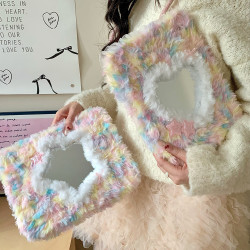 五角星彩色毛絨適用iPad保護殼2026年Pro11防彎Air8/7筆槽12代10.9寸9代10.2寸旋轉360度9.7/10.5平板套mini7