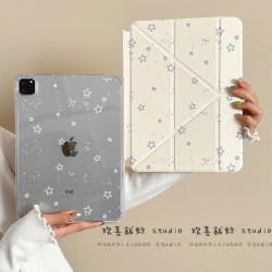 拆卸滑軌適用iPad保護殼星星點點2026年Y折Pro11/13防彎Air8/7代12代10.9寸9代10.2寸7/8代mini7無筆槽12.9寸