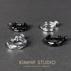 無耳洞男耳夾螺絲款2025年新款潮小衆設計高級感痞帥男生耳骨夾