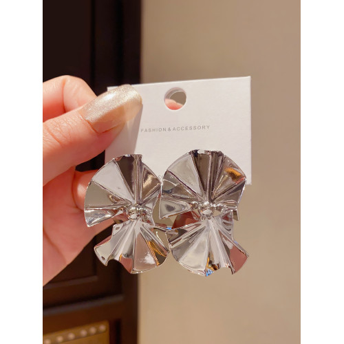 歐美復古金屬幾何不規則耳環女小衆設計感氣質誇張耳釘輕奢耳飾