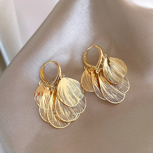 金色長款流蘇耳環女2026新款爆款高級感輕奢耳釘獨特漂亮耳墜耳飾