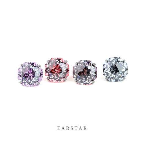 爆閃八邊夾心手捧花耳骨耳蝸釘內螺旋醫用鈦合金防過敏耳釘免摘 爆閃八邊夾心手捧花耳骨耳蝸釘內螺旋醫用鈦合金防過敏耳釘免摘