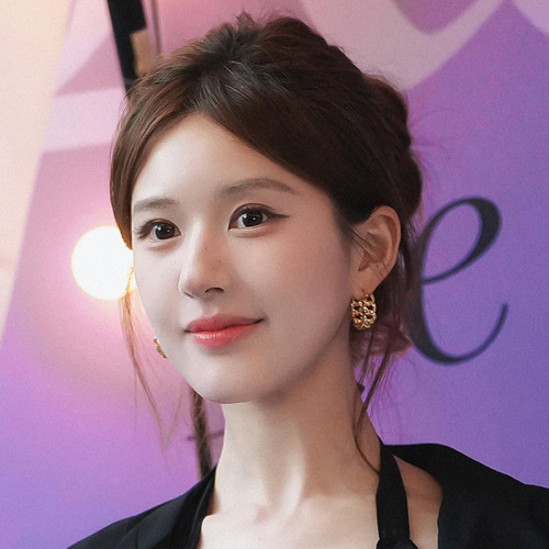 趙露思許我耀眼許妍同款鏈條耳圈歐美風氣質個性百搭氣質小衆耳環