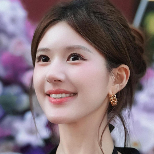 趙露思許我耀眼許妍同款鏈條耳圈歐美風氣質個性百搭氣質小衆耳環