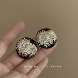 暗夜曼陀羅 巴洛克復古耳環