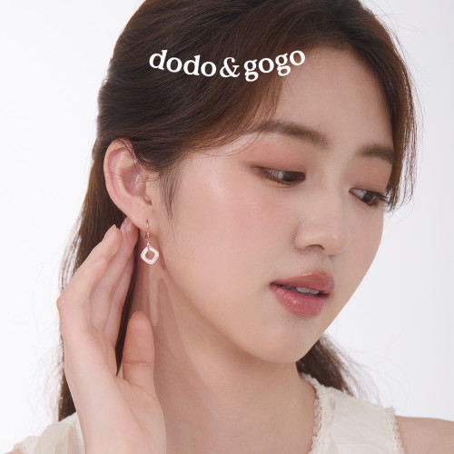 DODOGOGO圈圈耳環女士2026新款獨特漂亮耳飾巨好看的耳勾氣質耳墜