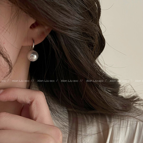 珍珠耳飾2025新款爆款耳環輕奢高級感耳釘女氣質小衆獨特耳墜耳鉤