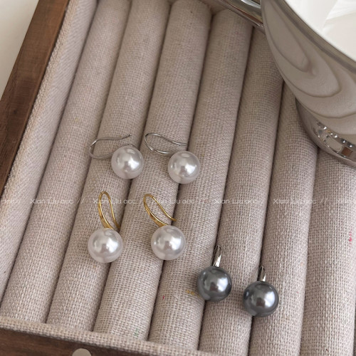 珍珠耳飾2025新款爆款耳環輕奢高級感耳釘女氣質小衆獨特耳墜耳鉤