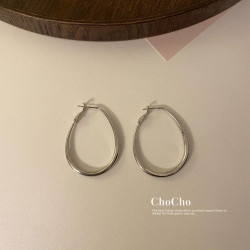 chocho/經典水滴圓環耳圈 簡約百搭高級感小衆顯臉小耳環耳飾