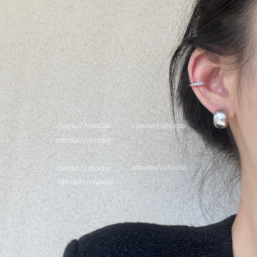 chocho/法式復古啞光拉絲耳環小衆高級感簡約氣質冷淡風耳釘耳飾